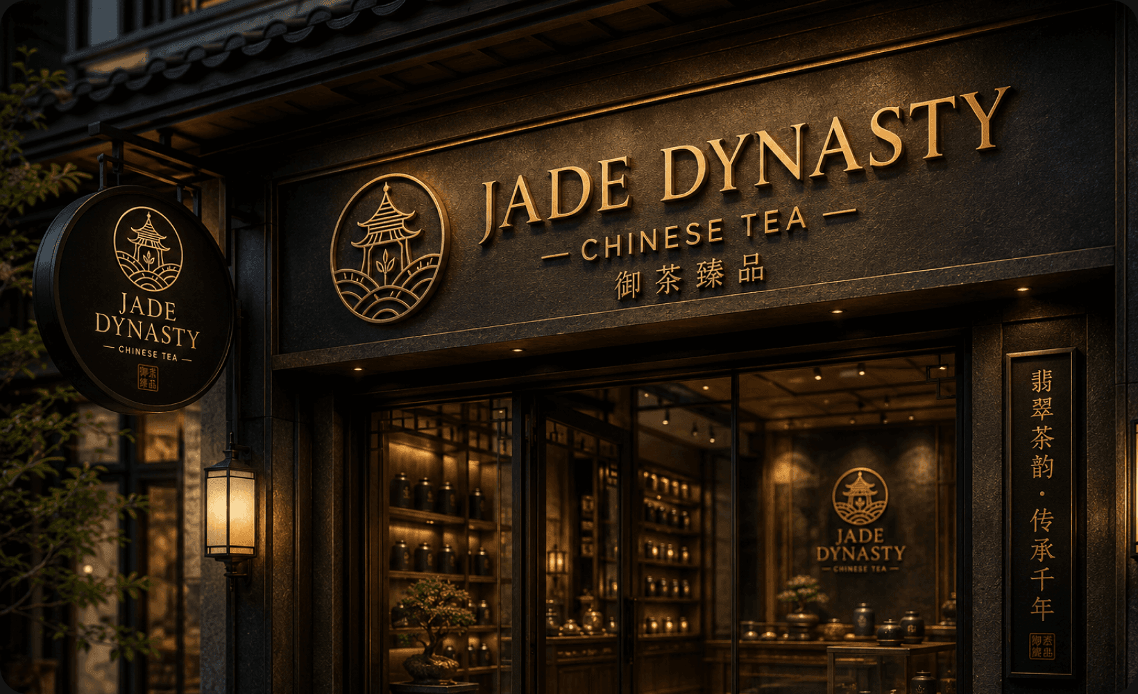 A Jade Dynasty storefront